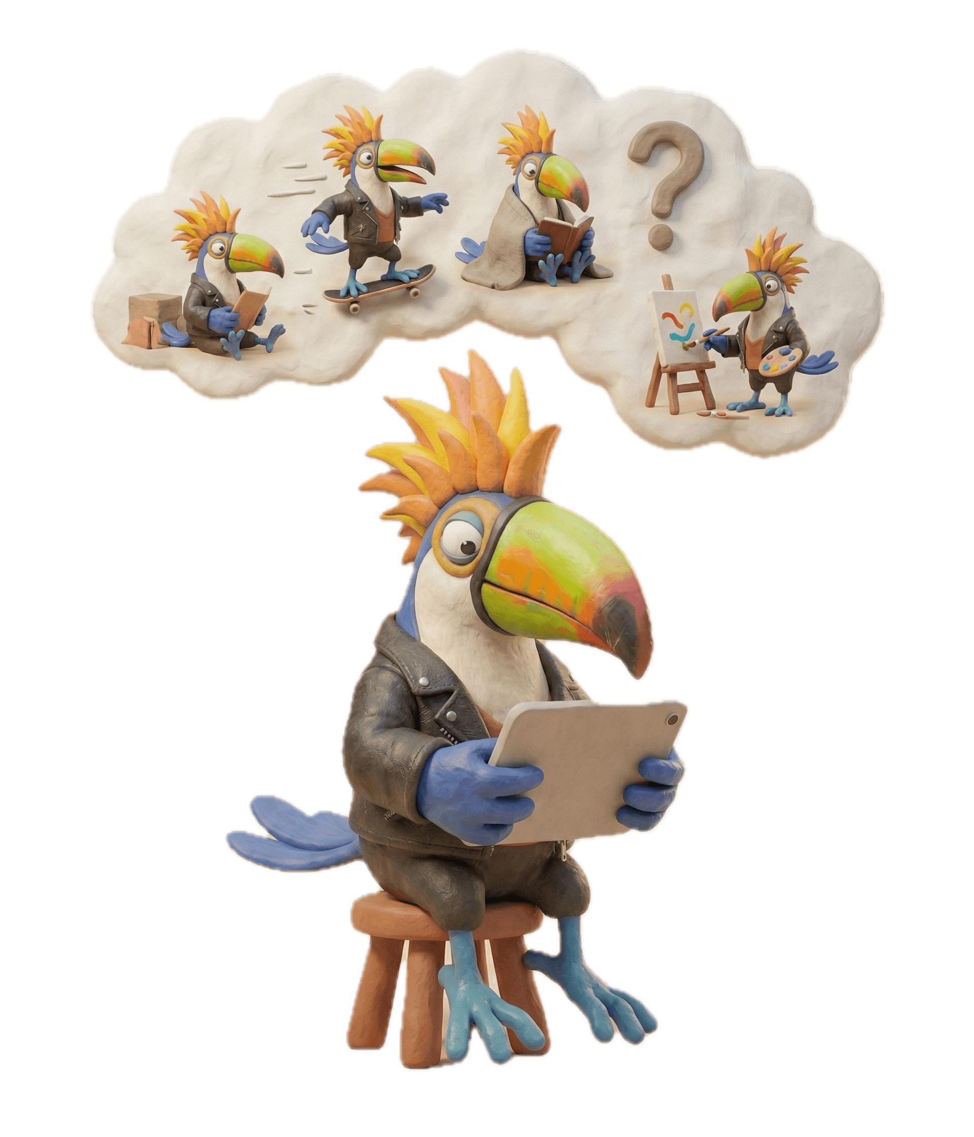 ESTP toucan illustration